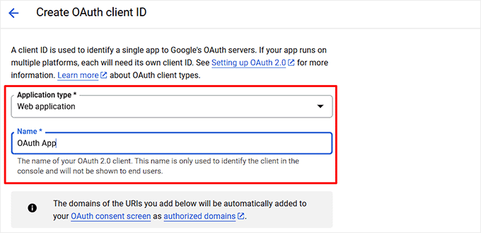 Utwórz identyfikator klienta
