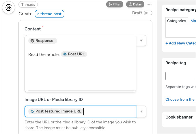 Create a Thread post in Uncanny Create a Threads post in Uncanny