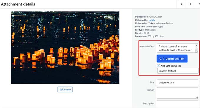 Create alt text with AI Create alt text with AI