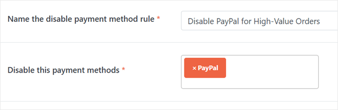 Désactivation de PayPal pour les commandes de grande valeur