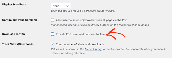 Désactivation des téléchargements de PDF sur votre site web