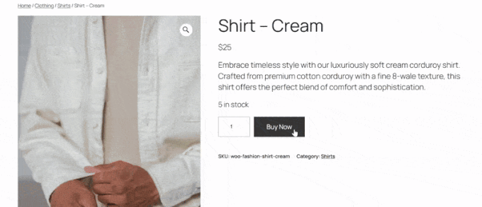 Ett exempel på att köra WooCommerce utan varukorgsfunktion med FunnelKit