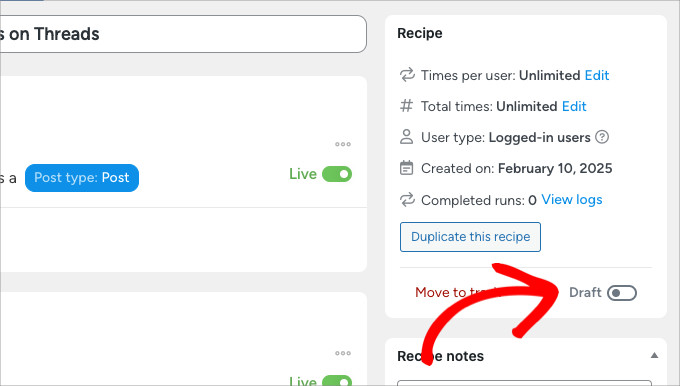 Make Uncanny recipe live Make Uncanny recipe live