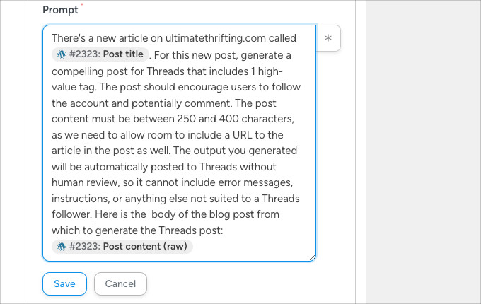 OpenAI prompt in Uncanny OpenAI prompt in Uncanny