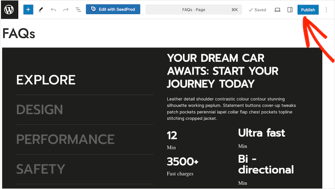 レンタカーウェブサイトにページを追加する方法