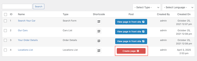 無料のWordPressプラグインを使用して作成されたカスタムショートコードの例