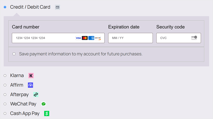 Désactivation de ACH et Alipay dans Stripe