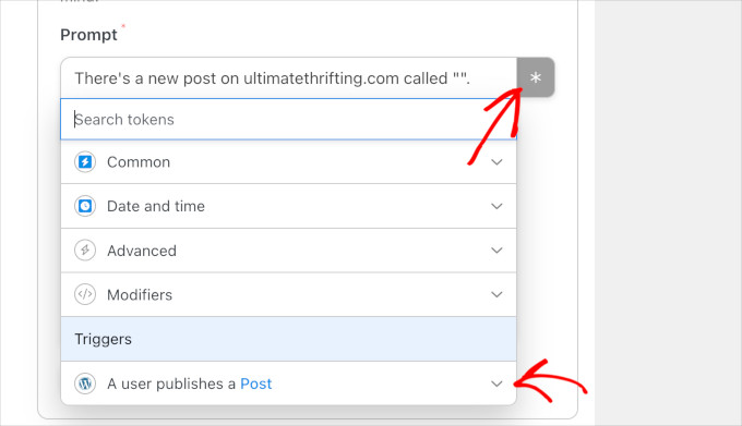 OpenAI token Uncanny Automator OpenAI token Uncanny Automator