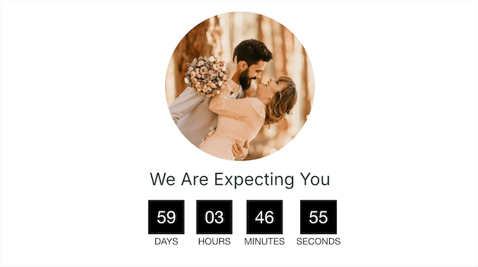 How to create a countdown timer to your WordPress wedding website 