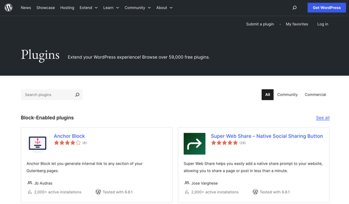 WordPress Plugin Directory