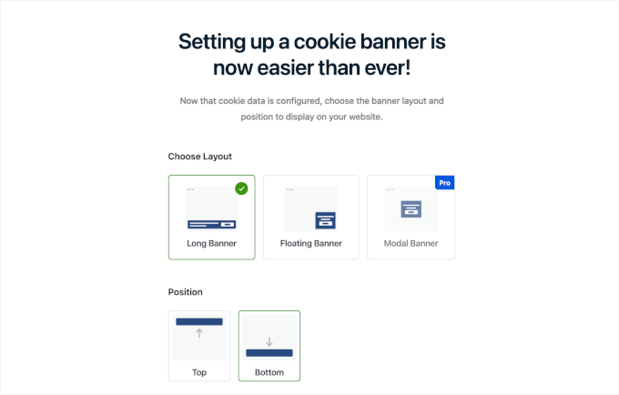 Configurarea bannerului de consimțământ pentru cookie-uri