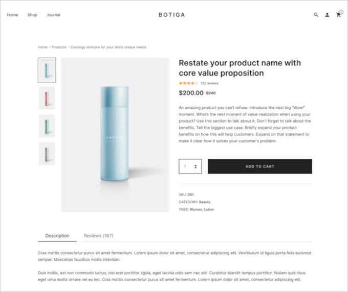 Style galerii Botiga