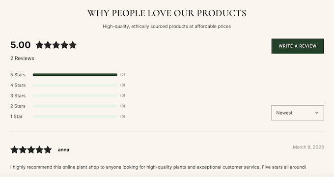 How to display reviews on your online store