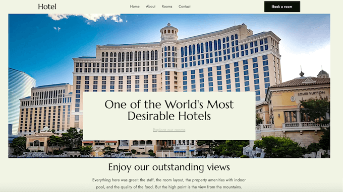 A professionally-designed WordPress website, created using the Sydney WordPress theme 