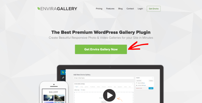 Envira Galleryホームページ