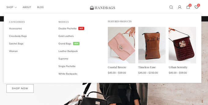 Creating mega menus for your online store or online marketplace 