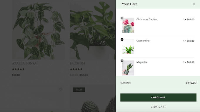 Creating a fly-in side cart using a WooCommerce theme