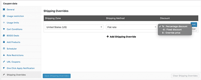 Shipping discount Shipping discount