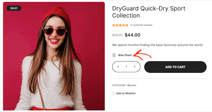 Boosting consumer trust by adding size charts to your WooCommerce store