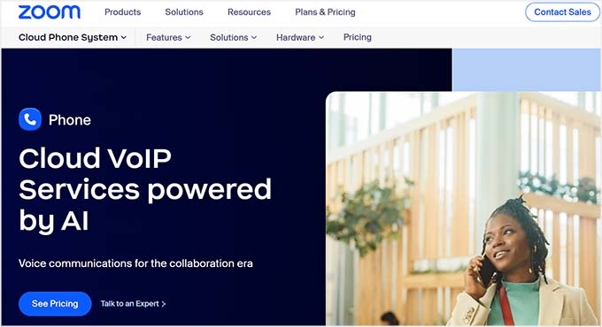 The Zoom Phone online video conferencing and meeting too