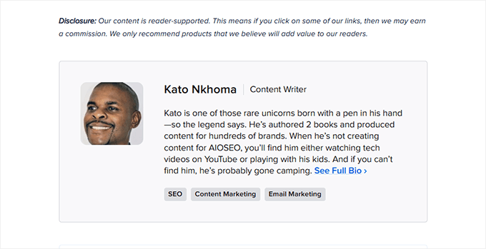 Author Bio Box Author Bio Box