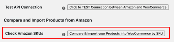 Controlla gli SKU di Amazon