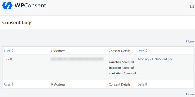 How to prove your CCPA compliance, by providing a detailed log