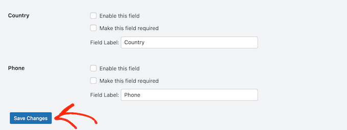 Making a privacy and compliance form live on your website