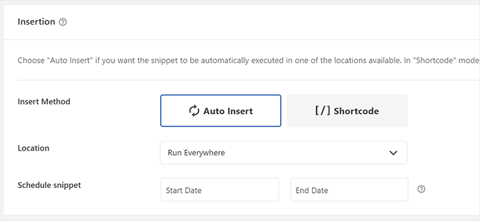 Ejecutar fragmento de código en todas partes Ejecutar fragmento de código en todas partes