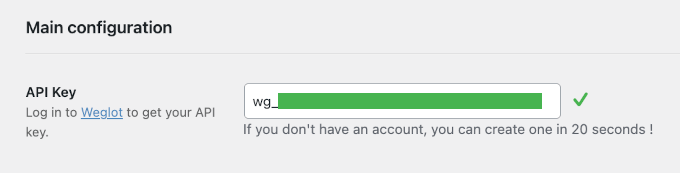 Adding Weglot's project API to WordPress Adding Weglot's project API to WordPress