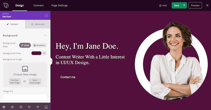 Adding ready-made sections to your SeedProd layout
