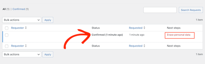 WordPressのウェブサイト、ブログ、またはオンラインストアからユーザーの個人情報を削除する方法
