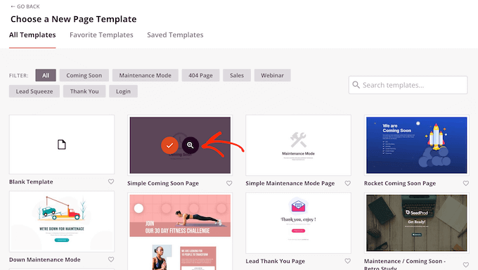 Professionally-designed templates, provided by SeedProd