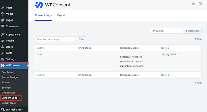 WordPressダッシュボードで詳細なユーザーコンテンツログを表示する方法