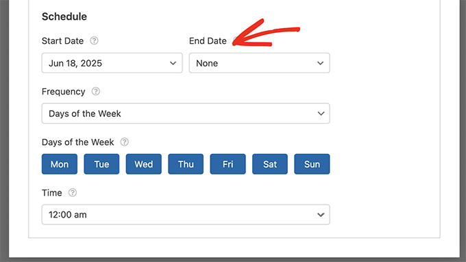 Automatisierte Zeitpläne für die Verwaltung von Formulareinträgen in WPForms einrichten