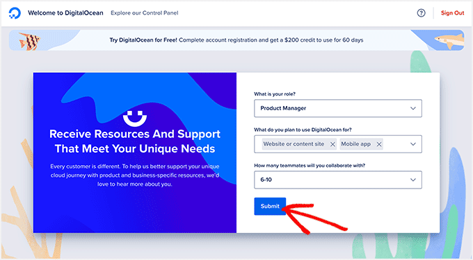 DigitalOcean Account Setup