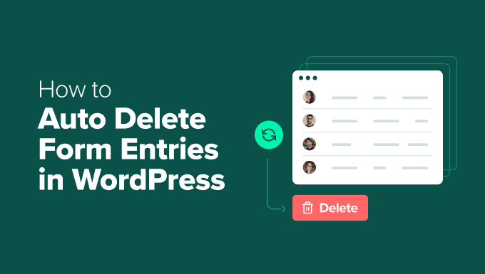 Auto Delete Form Entries in WordPress (GDPR-Friendly)