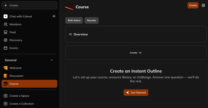 Creating a Course in Mighty Networks