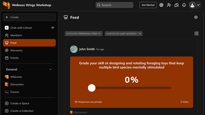 Mighty Networks Feed