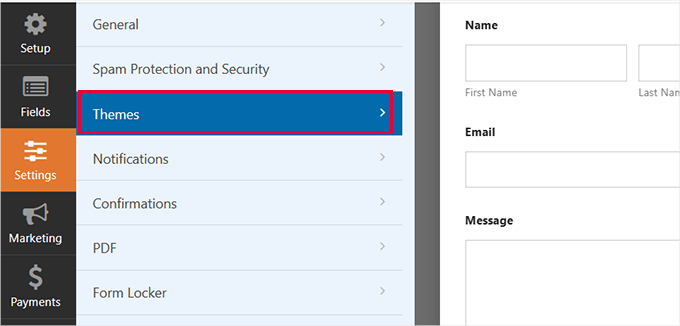 Eine Galerie verfügbarer Formular-Designs in WPForms