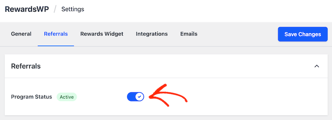 Activating your refer-a-friend program in WordPress 