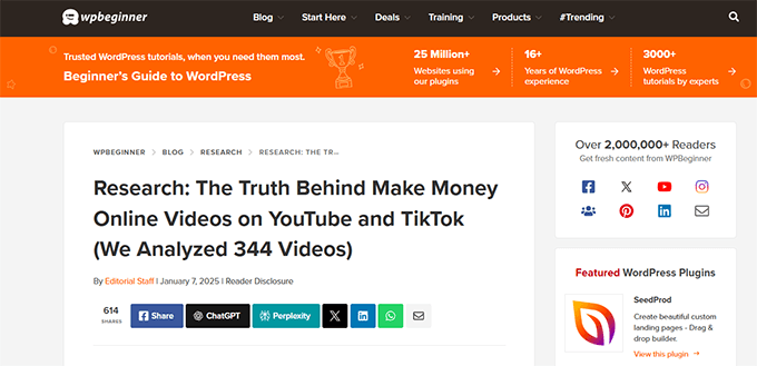 Exempel på forskningsbaserat originalinnehåll Exempel på forskningsbaserat originalinnehåll