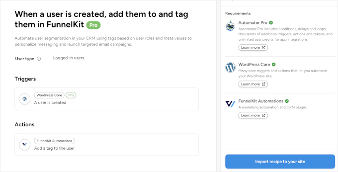 FunnelKit Uncanny Automator