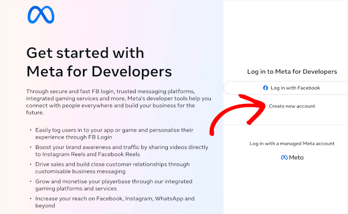 Créer un compte Meta Business