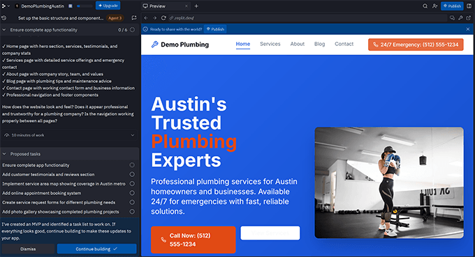 ライブプレビュー付きReplitコーディング ライブプレビュー付きReplitコーディング