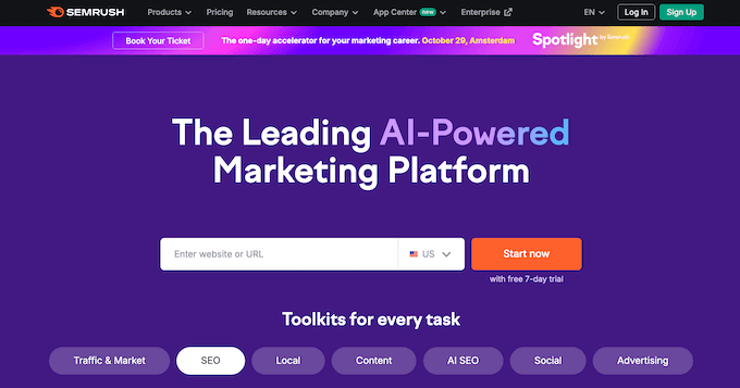 Semrush AI-assistenten Semrush AI-assistenten