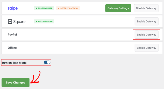 Enabling Other Payment Gateways in WP Charitable