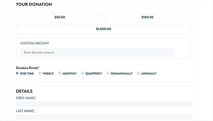 Donation page on Balkhi Foundation website Donation page on Balkhi Foundation website