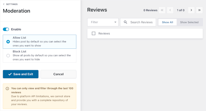 Enabling reviews moderation in Reviews Feed Pro Enabling reviews moderation in Reviews Feed Pro