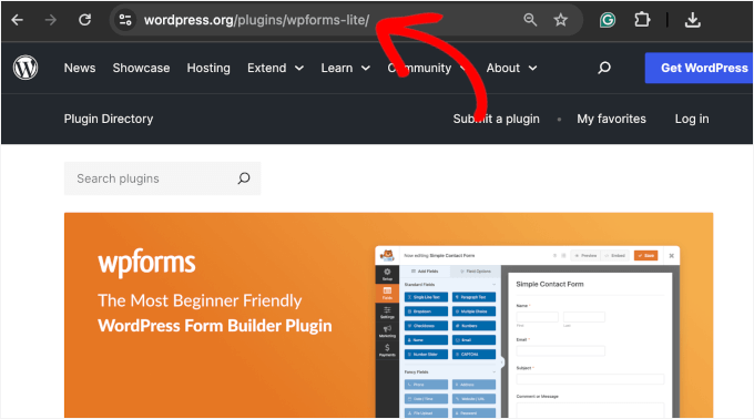 Copying a plugin's WordPress.org URL Copying a plugin's WordPress.org URL